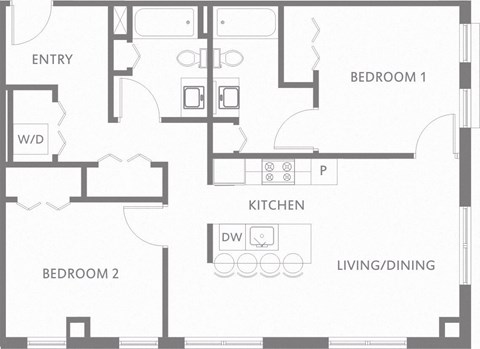 803 E. 61st Street 2 Beds Apartment, Affordable for Rent - Photo Gallery 12